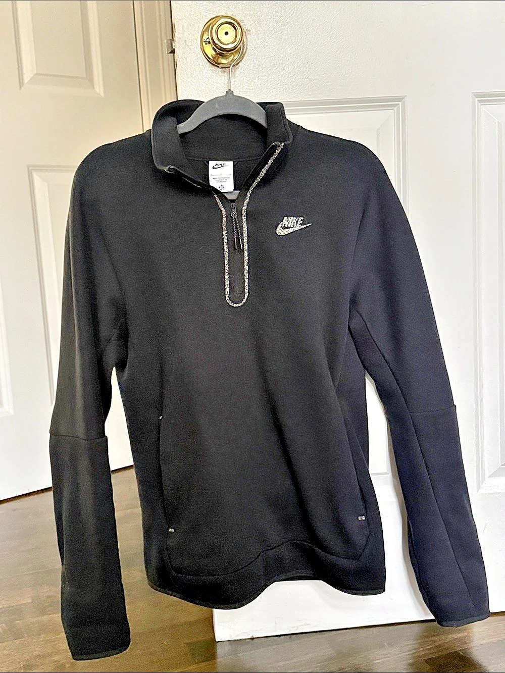 Nike Sportswear Tech Fleece Half-Zip Sweatshirt Black Small